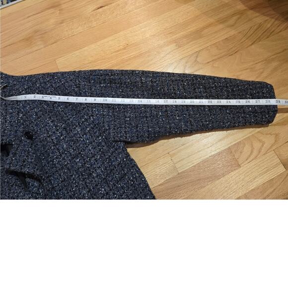 VTG Billi by Billycoat short peacoat gray tweed with shoulder pads S/M - Picture 9 of 11